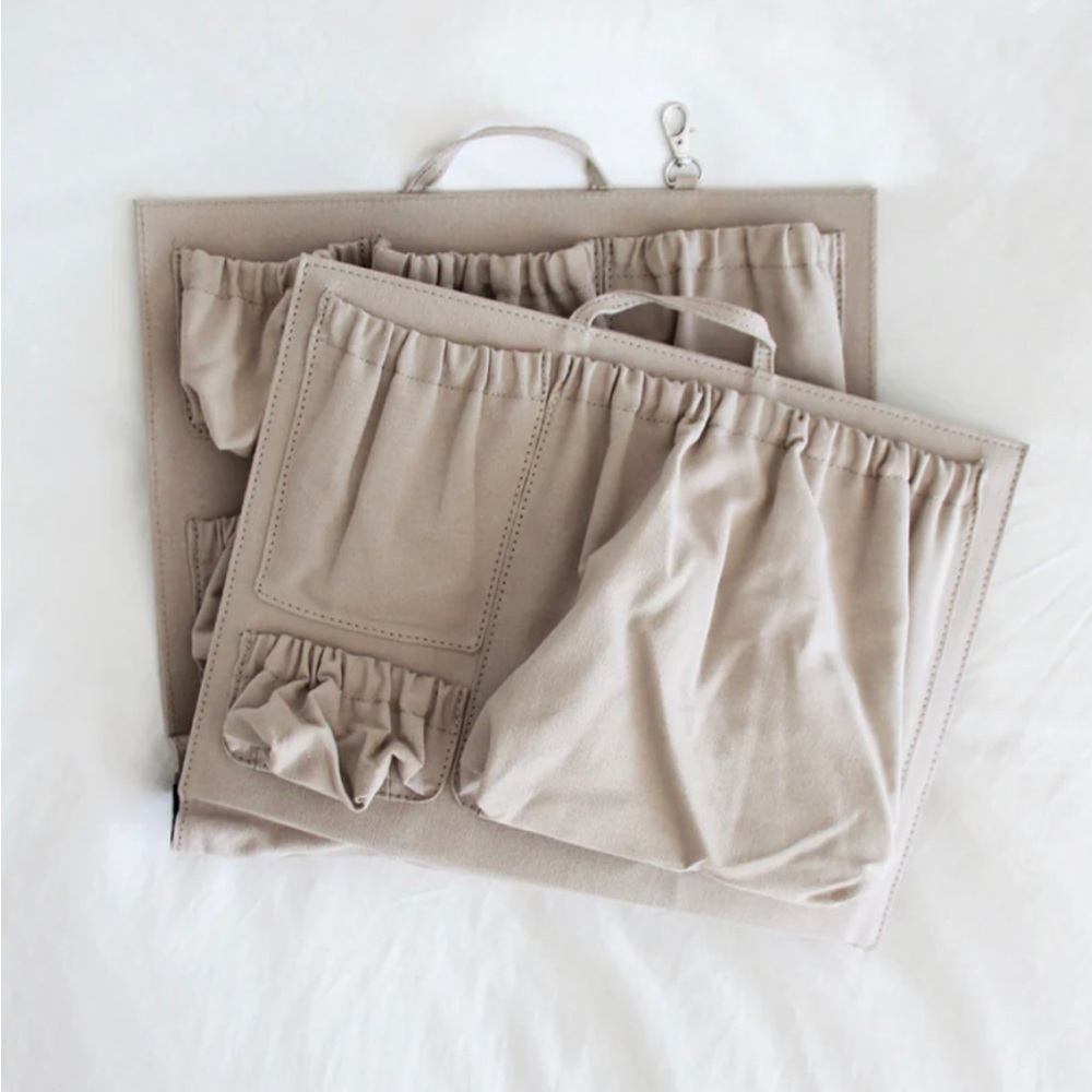 Elegant Beige Organizer Bag